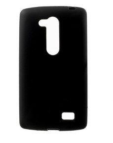 Силиконов гръб ТПУ мат за LG L Fino D290N / L Fino D295 черен